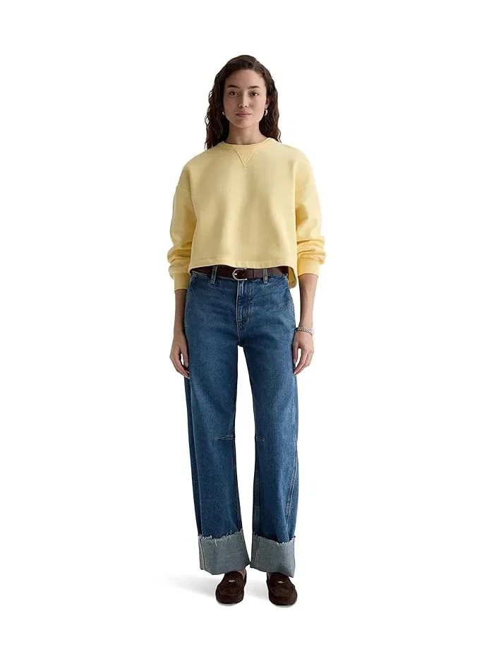 Джинсы высокие с манжетами Mercer AG Jeans, 11 Years Enrich — 2