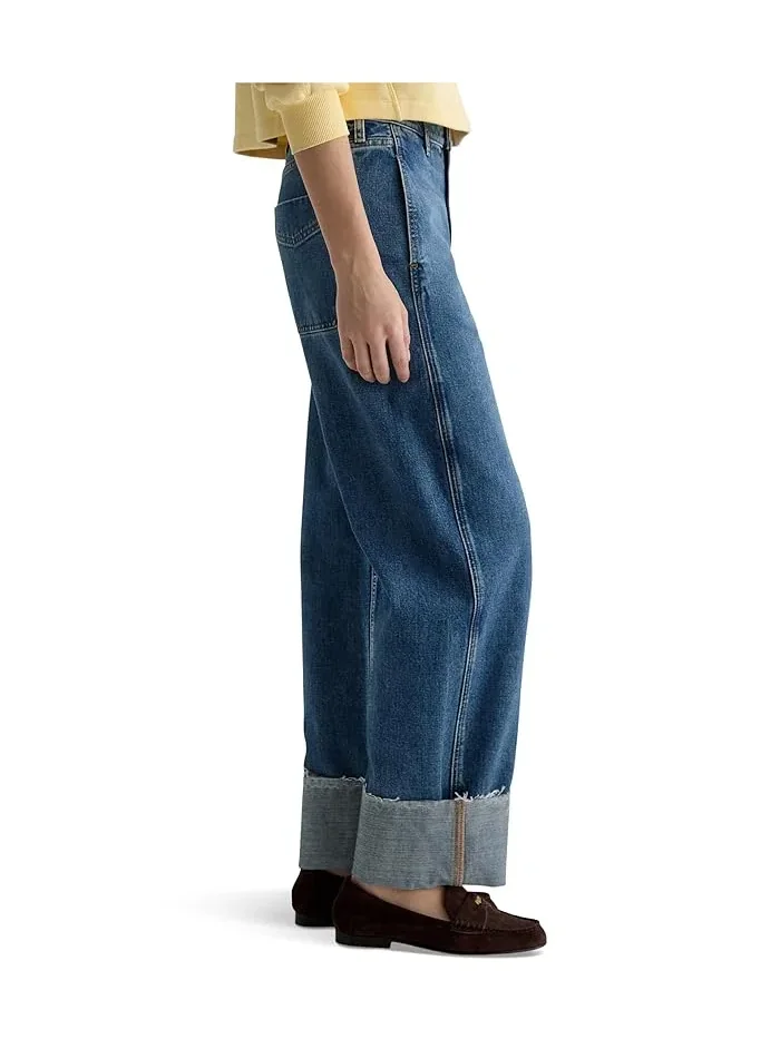 Джинсы высокие с манжетами Mercer AG Jeans, 11 Years Enrich — 3