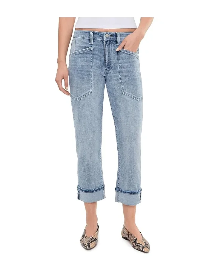 Джинсы Marley Mid-Rise Cropped Girlfriend Liverpool Los Angeles, Cruise — 1