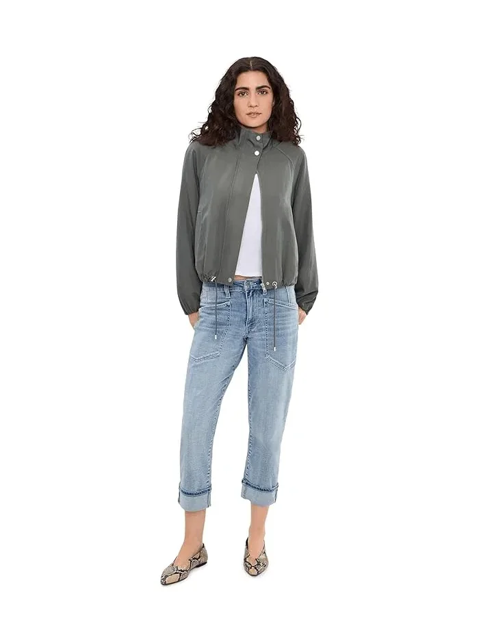 Джинсы Marley Mid-Rise Cropped Girlfriend Liverpool Los Angeles, Cruise — 2