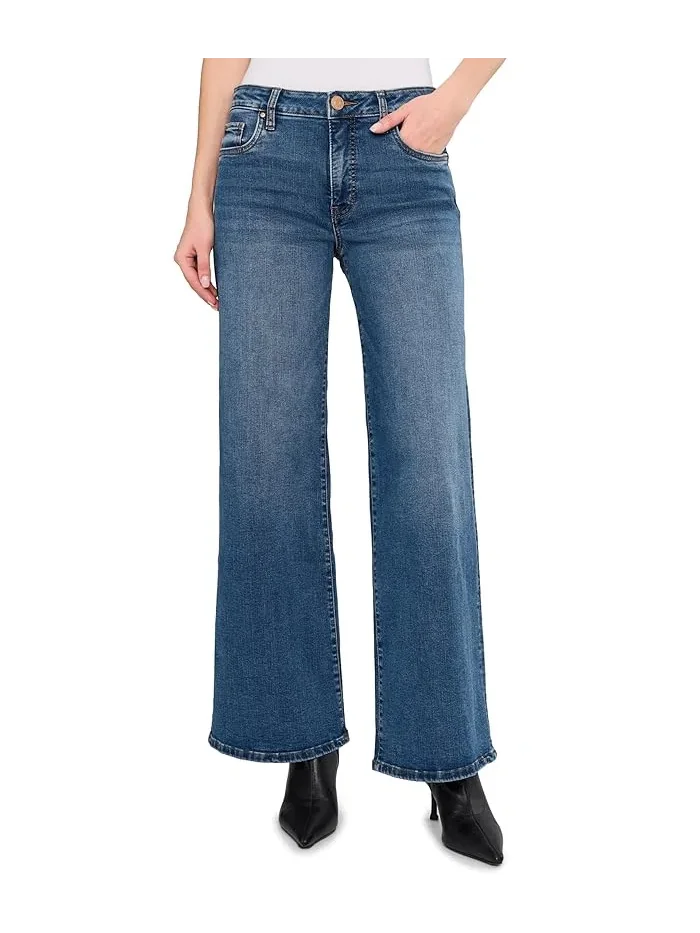 Джинсы Maya High-Rise Wide Leg KUT from the Kloth, Generous — 1