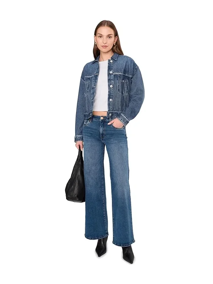 Джинсы Maya High-Rise Wide Leg KUT from the Kloth, Generous — 2