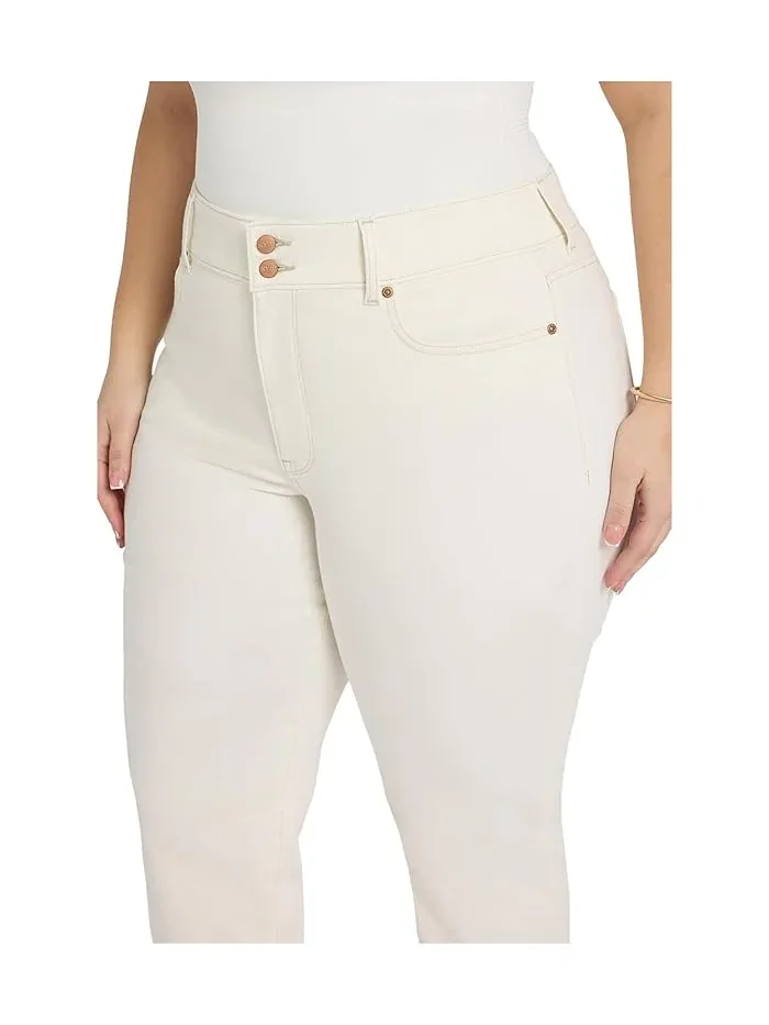 Джинсы прямого кроя Bailey Relaxed Straight Crop Cuff NYDJ — 4