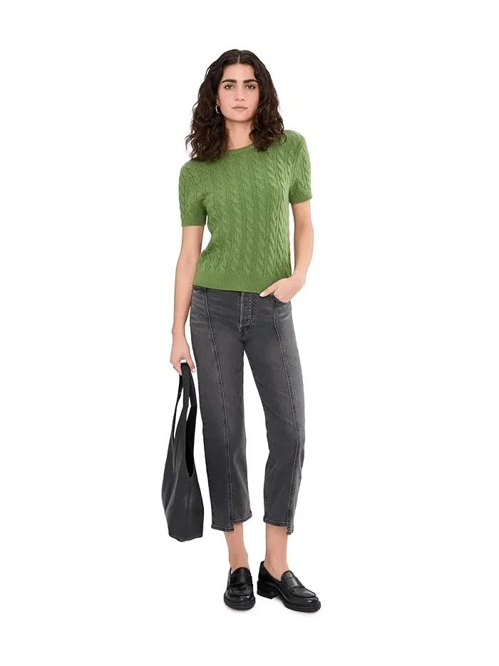 Джинсы с высокой посадкой модель Ribcage Ankle Seamed Edge Levi's Womens — 2