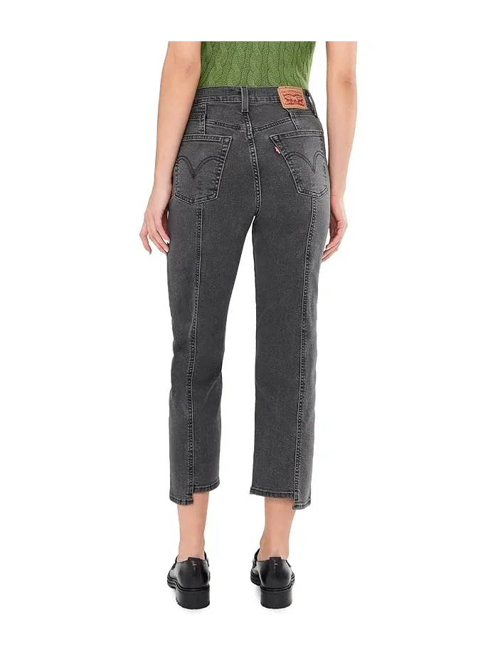 Джинсы с высокой посадкой модель Ribcage Ankle Seamed Edge Levi's Womens — 4