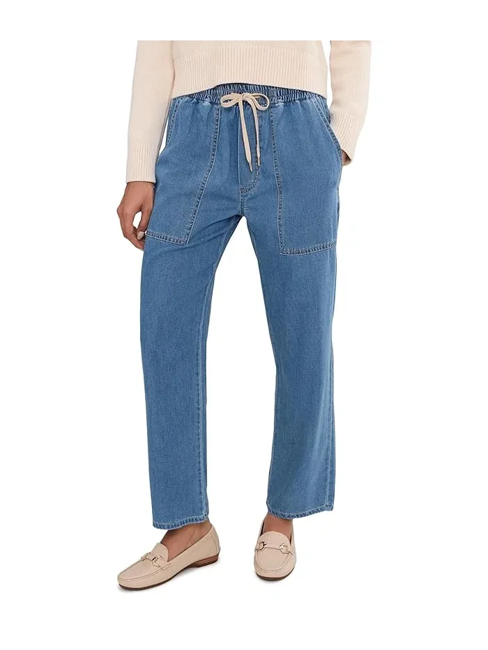 Джинсы прямые Liverpool Los Angeles Easy Mid-Rise Pull-on Crop — 1
