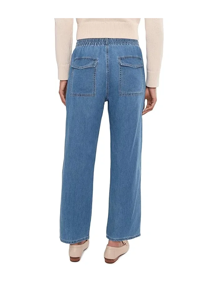 Джинсы прямые Liverpool Los Angeles Easy Mid-Rise Pull-on Crop — 4
