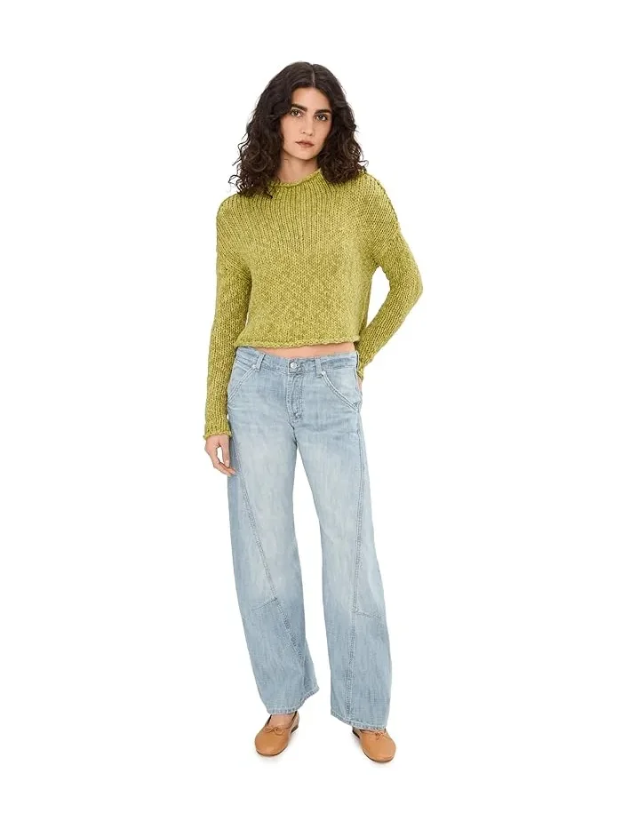 Джинсы с изогнутыми штанинами Highland Low Rise Free People, Art School — 2