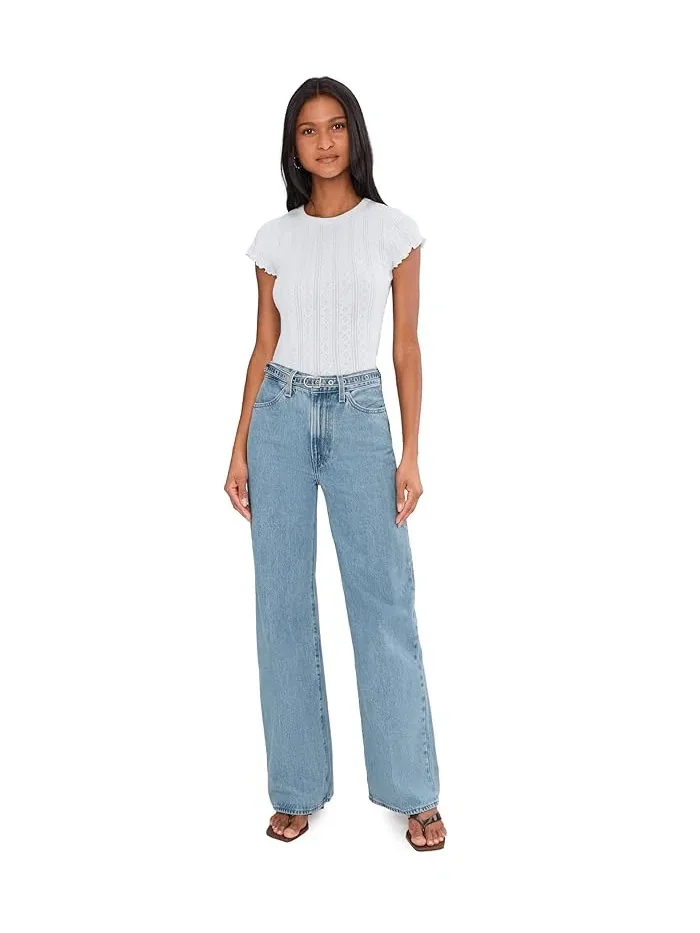 Джинсы с высокой посадкой Ribcage Wide Leg Belted Levi's Premium, Multiple Options — 2