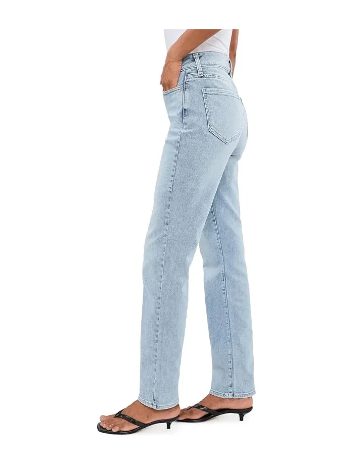 Джинсы прямого кроя из переработанного денима Re-New Denim Straight Jeans NYDJ — 3