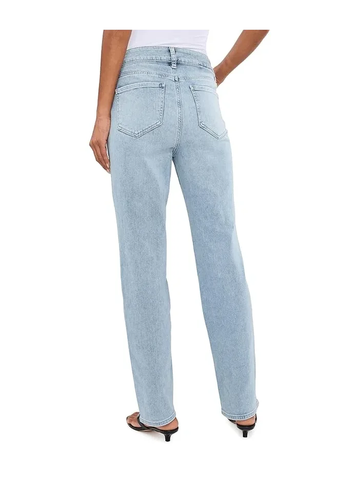Джинсы прямого кроя из переработанного денима Re-New Denim Straight Jeans NYDJ — 4