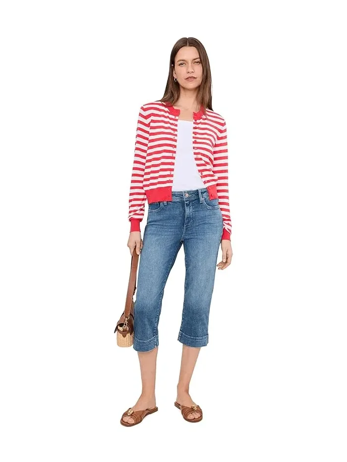 Джинсы прямого кроя Re-New Denim Crop NYDJ — 2