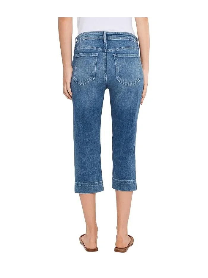 Джинсы прямого кроя Re-New Denim Crop NYDJ — 4