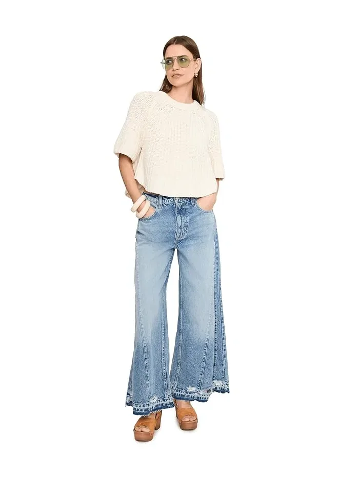 Джинсы Wide Leg Apollo Free People, Streamline — 2