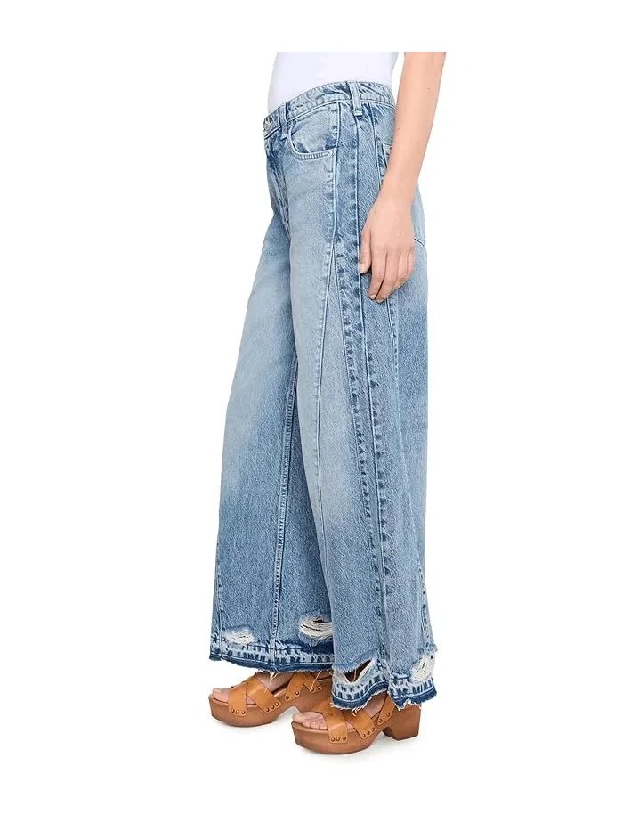 Джинсы Wide Leg Apollo Free People, Streamline — 3