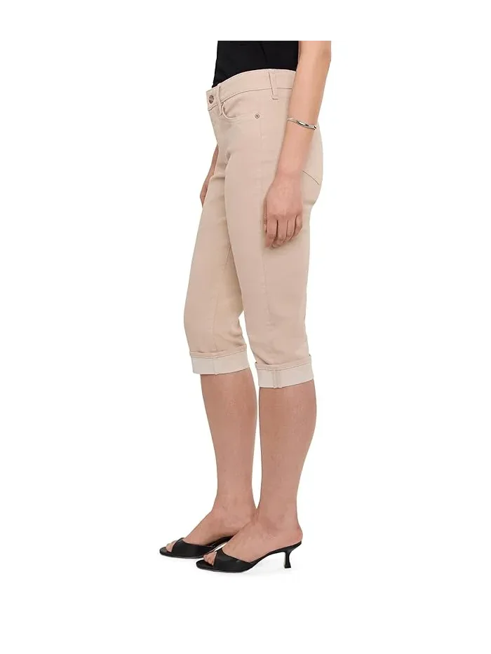 Джинсы укороченные с манжетами Petite Crop Cuff NYDJ — 3