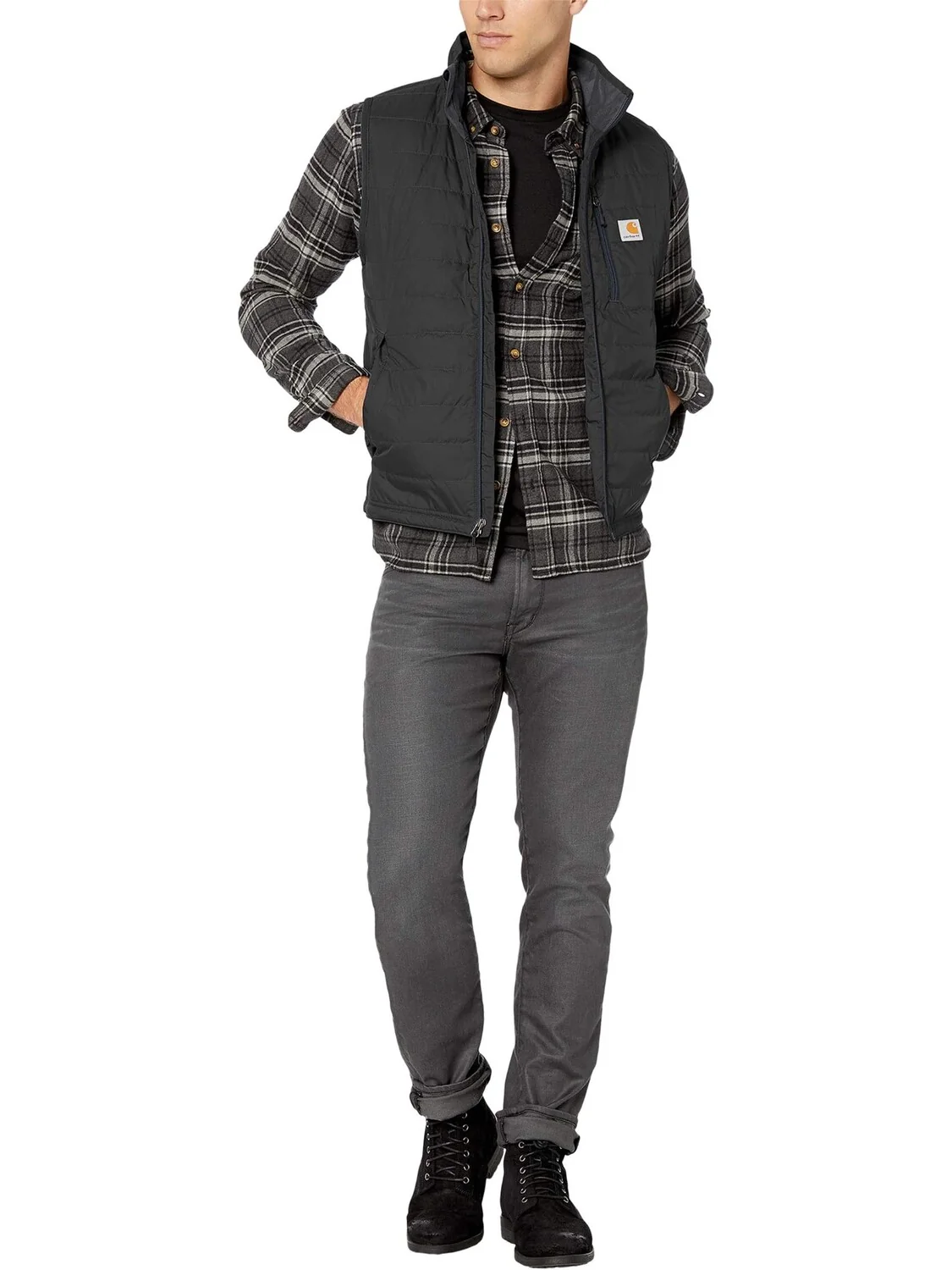 Утепленный жилет Rain Defender Carhartt — изображение 3 из 4, тень