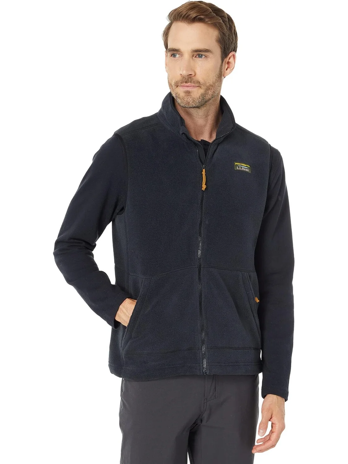 Классический флисовый жилет Mountain L.L.Bean — изображение 1 из 4, черный