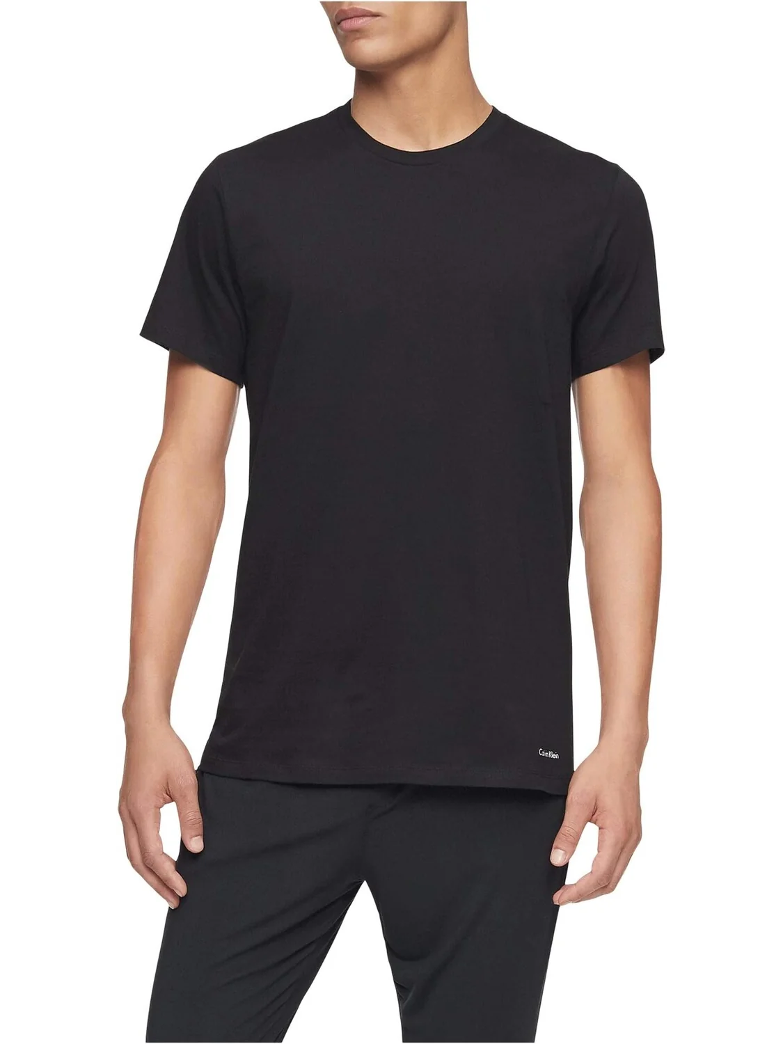 Футболки Calvin Klein Underwear Cotton Classics, 3 шт — изображение 2 из 2, черный