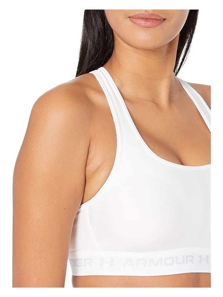 Бюстгальтер Under Armour Cross-Back Mid — изображение 3 из 3, белый/серый