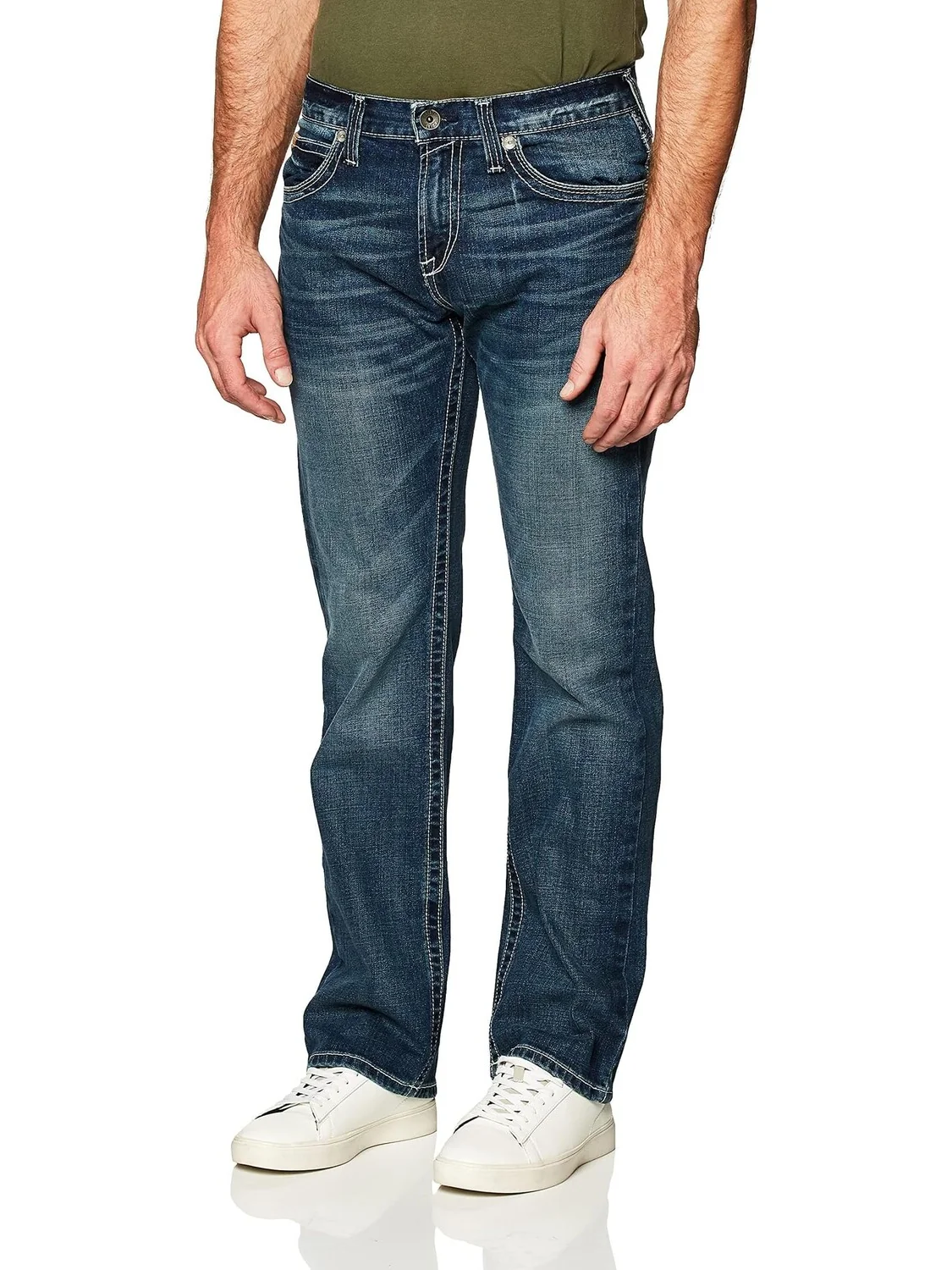 Джинсы M7 Straight Leg Coltrane Jeans in Silverton Ariat — изображение 1 из 3, серебряный