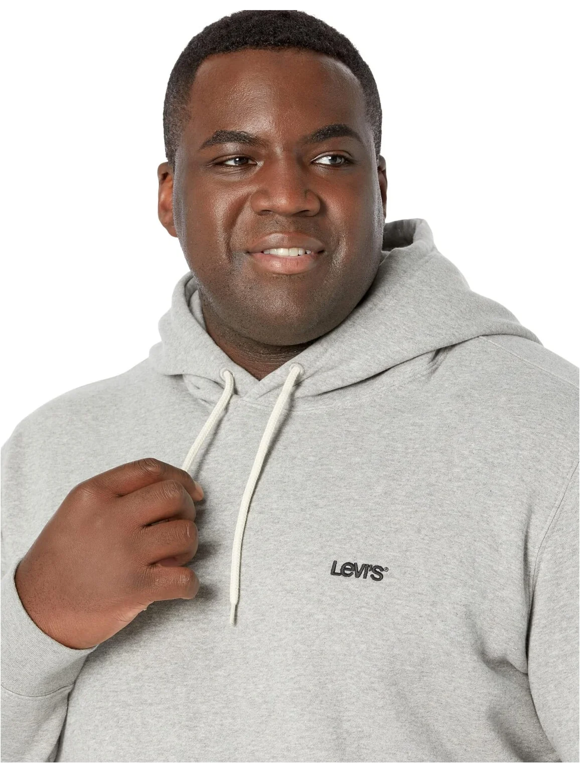 Толстовка с логотипом Big & Tall Levi's — изображение 3 из 4, серый