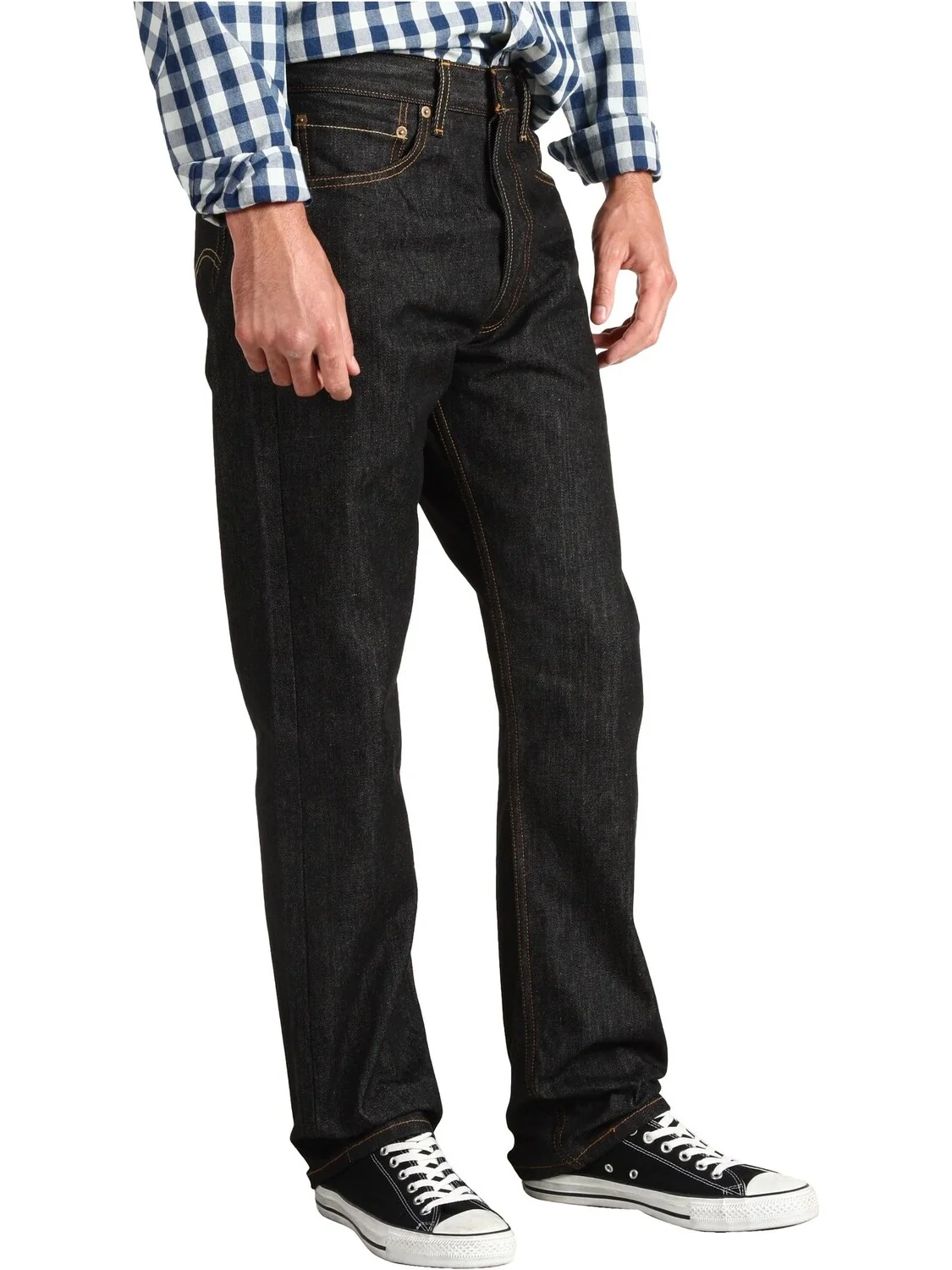 Джинсы Levi's 501 Original Shrink-to-Fit Jeans — изображение 4 из 5, черный