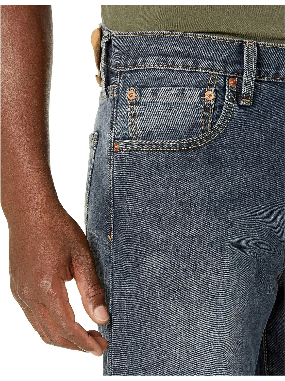 Джинсы 501 Original Shrink-to-Fit Jeans Levi's — изображение 3 из 4, черный/черный/черный