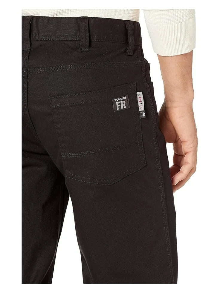 Джинсы Wolverine FR (Flame Resistant) Stretch Denim — изображение 3 из 4, черный