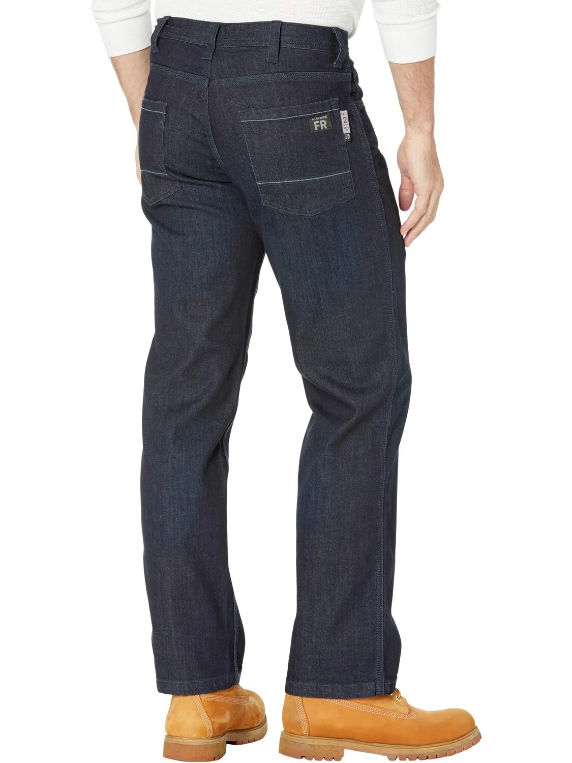 Джинсы FR (Flame Resistant) Stretch Denim Wolverine — изображение 2 из 4, джинсовый синий