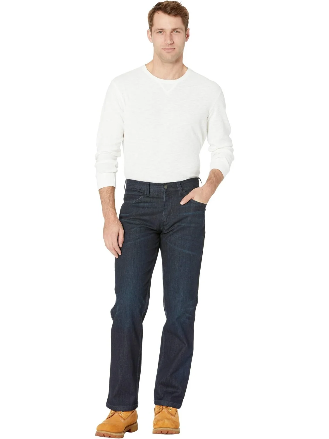 Джинсы FR (Flame Resistant) Stretch Denim Wolverine — изображение 4 из 4, джинсовый синий