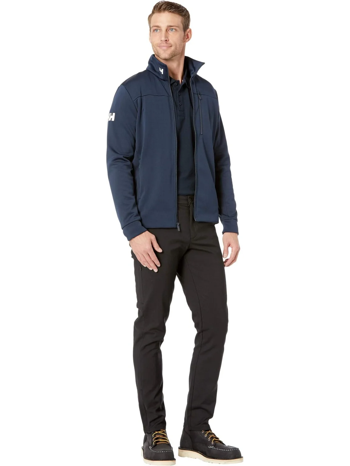 Куртка Crew Fleece Jacket Helly Hansen — изображение 4 из 4, темно-синий