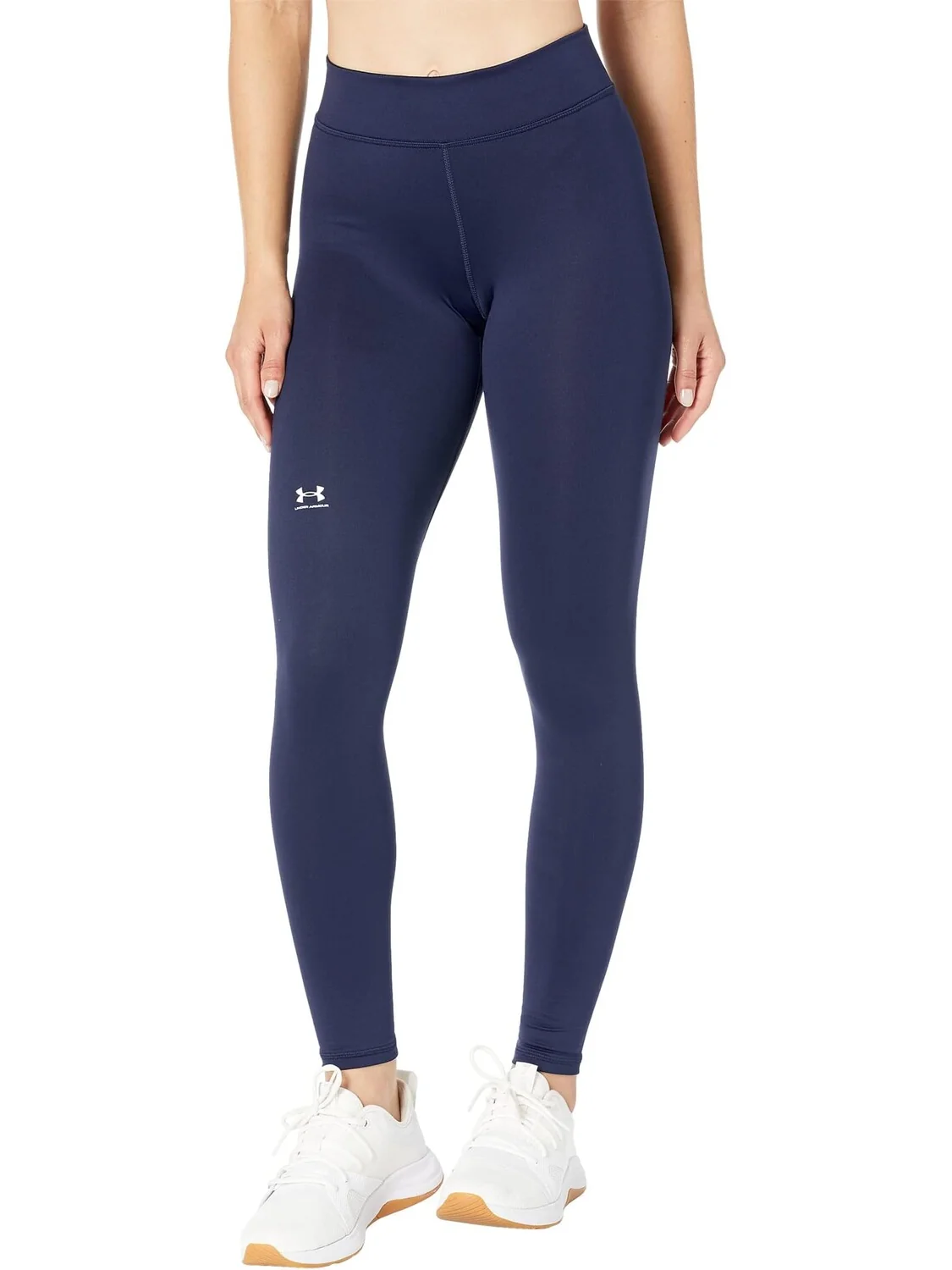 Аутентичные леггинсы Under Armour — изображение 1 из 4, темно-синий/белый