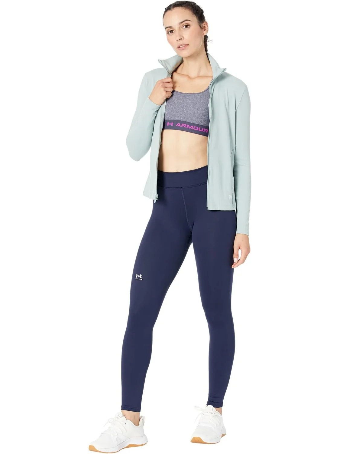 Аутентичные леггинсы Under Armour — изображение 4 из 4, темно-синий/белый