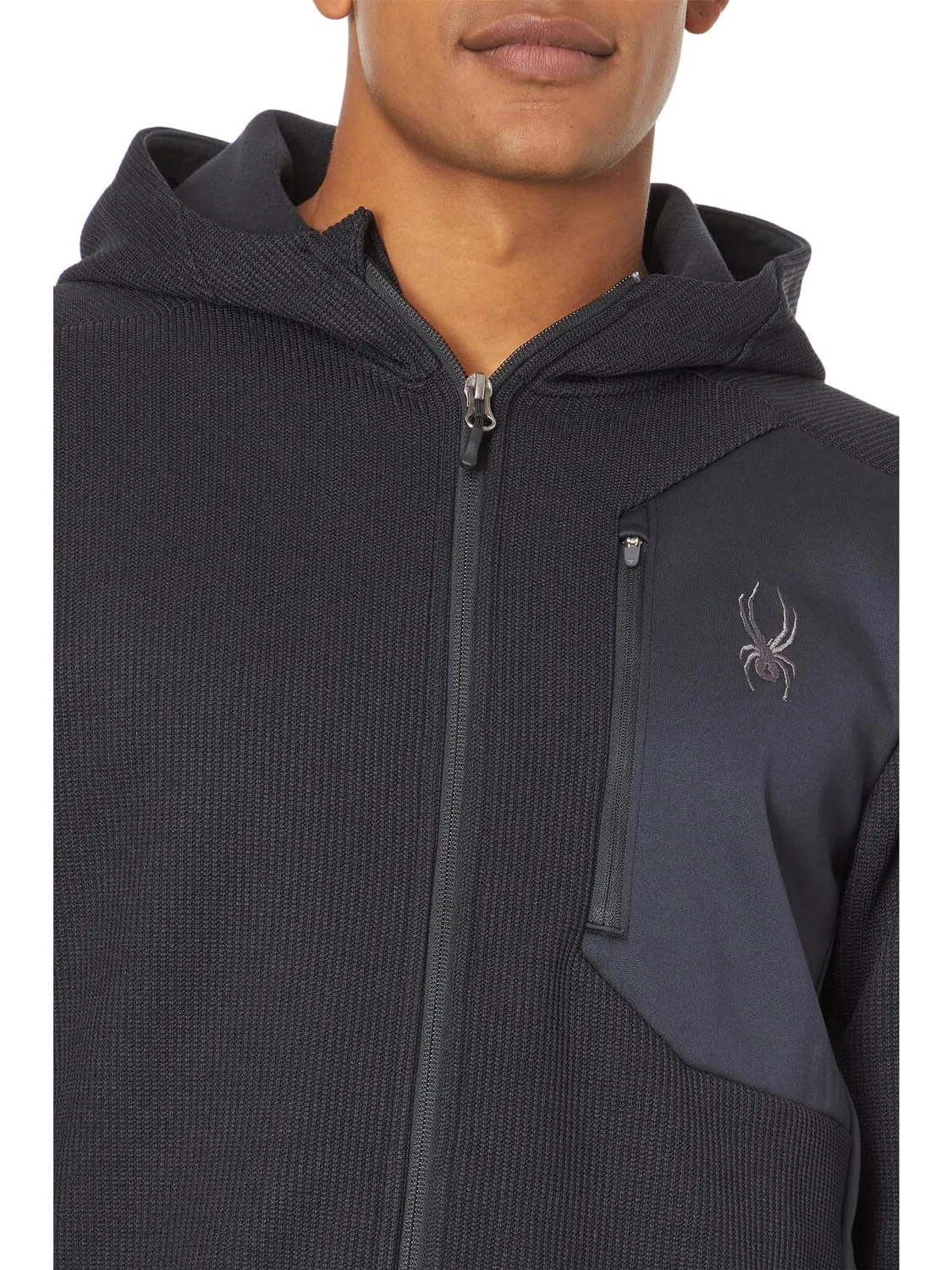 Куртка Bandit Hooded Jacket Spyder — изображение 3 из 4, черный