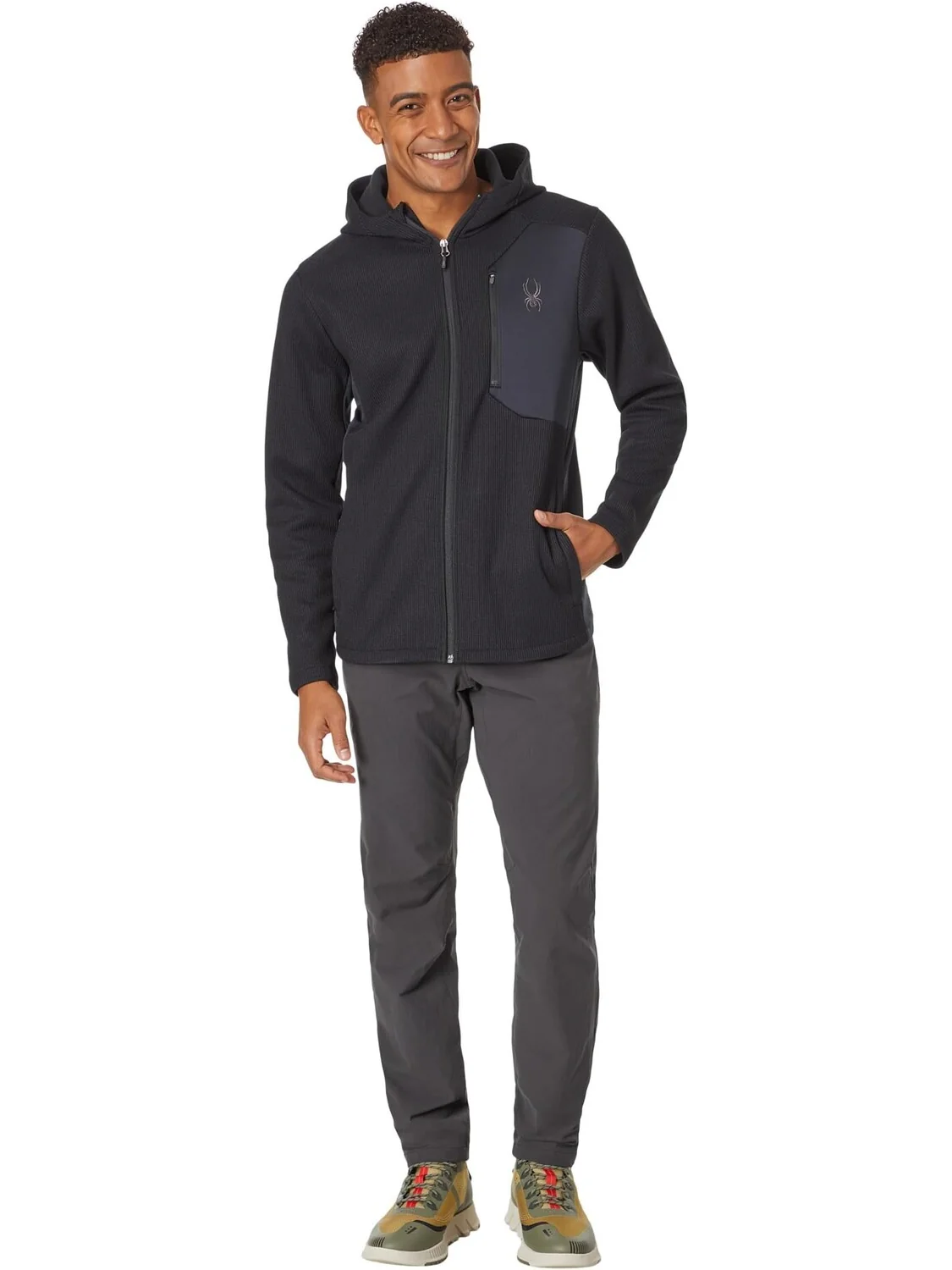 Куртка Bandit Hooded Jacket Spyder — изображение 4 из 4, черный