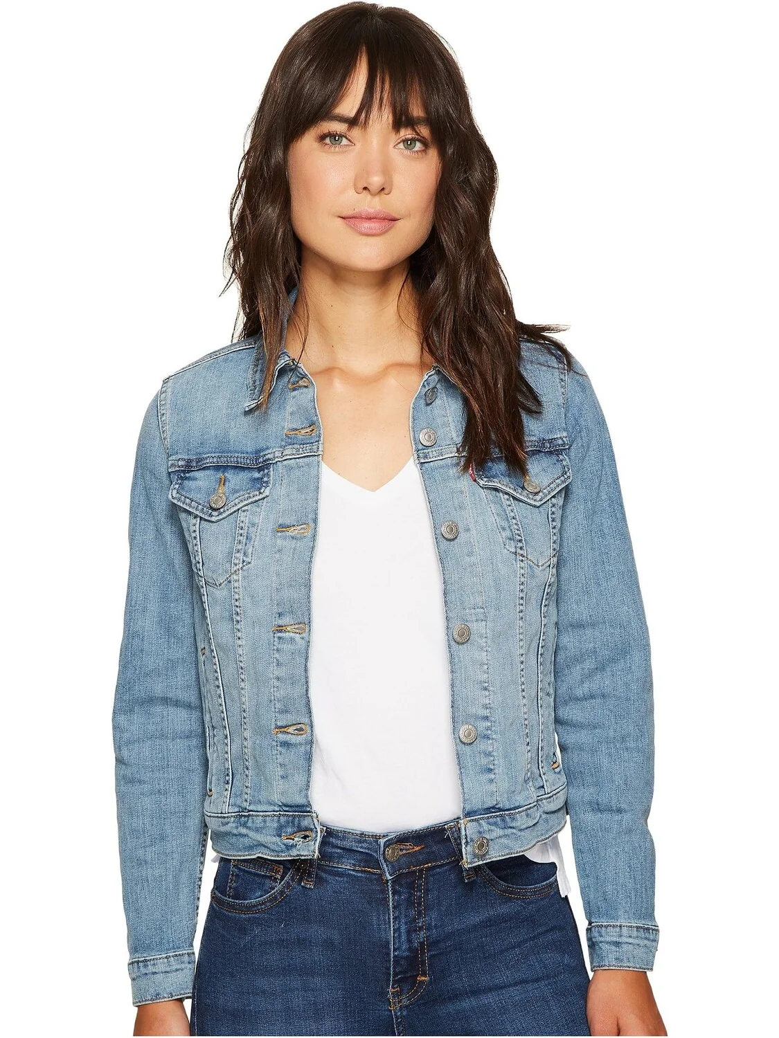 Куртка Levi's Womens Original Trucker, цвет Jeanie — изображение 1 из 4