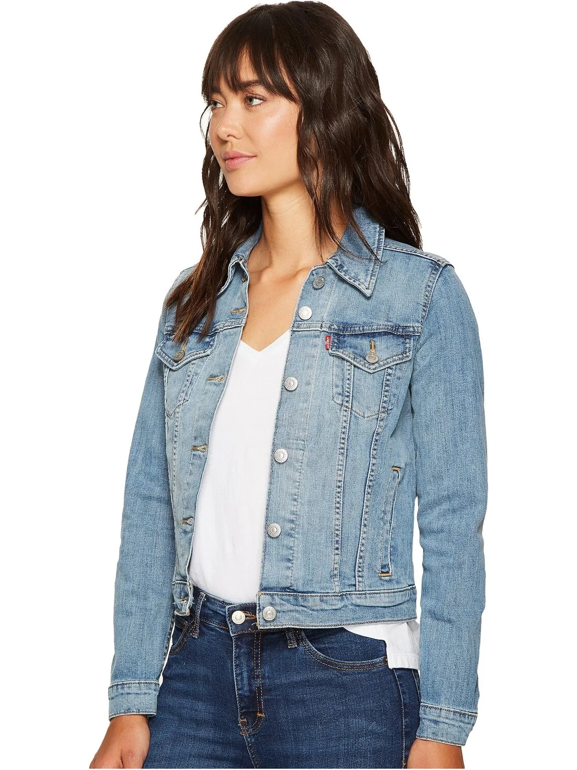 Куртка Levi's Womens Original Trucker, цвет Jeanie — изображение 2 из 4