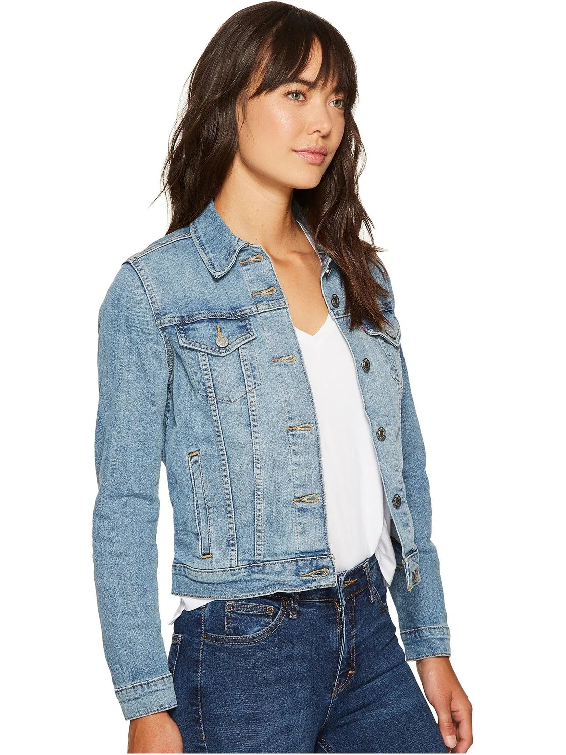 Куртка Levi's Womens Original Trucker, цвет Jeanie — изображение 4 из 4