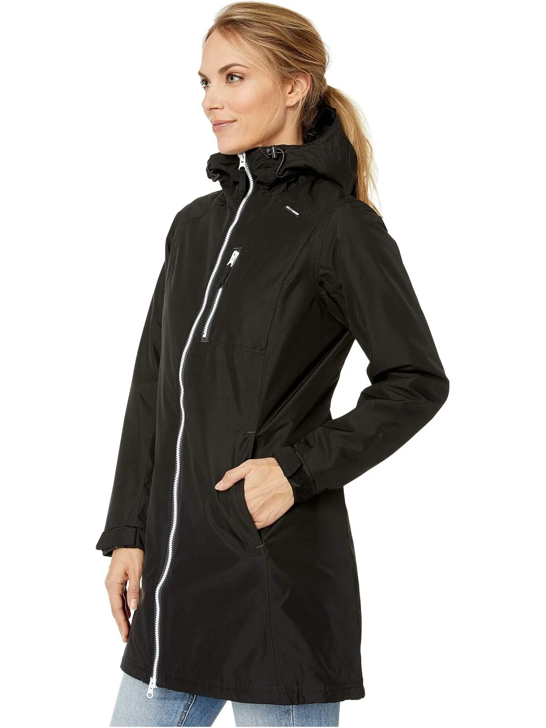Длинная зимняя куртка Белфаст Helly Hansen — изображение 2 из 5, черный