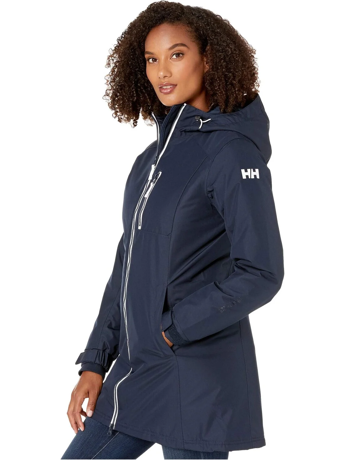 Длинная зимняя куртка Белфаст Helly Hansen — изображение 2 из 5, темно-синий