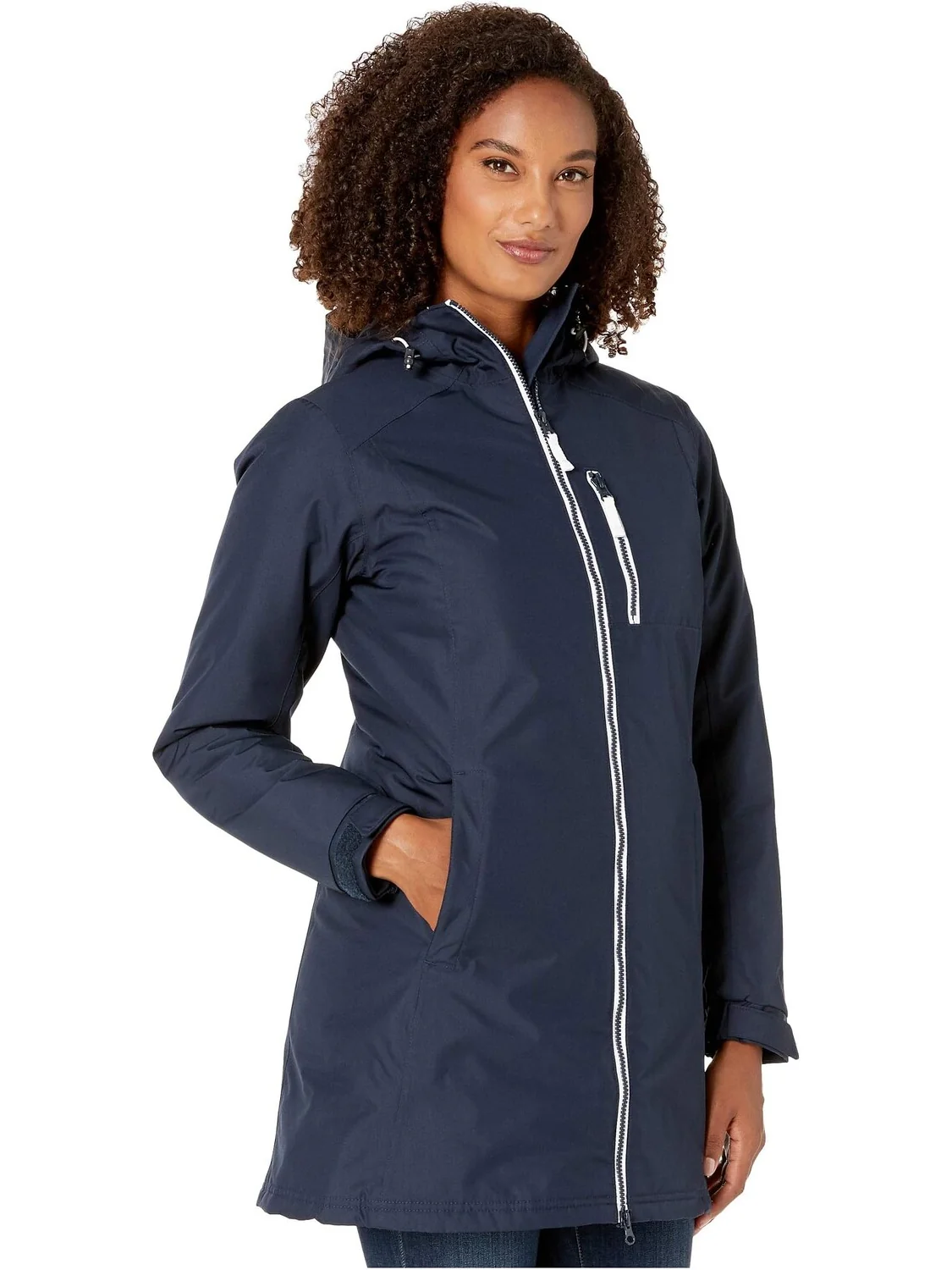 Длинная зимняя куртка Белфаст Helly Hansen — изображение 4 из 5, темно-синий