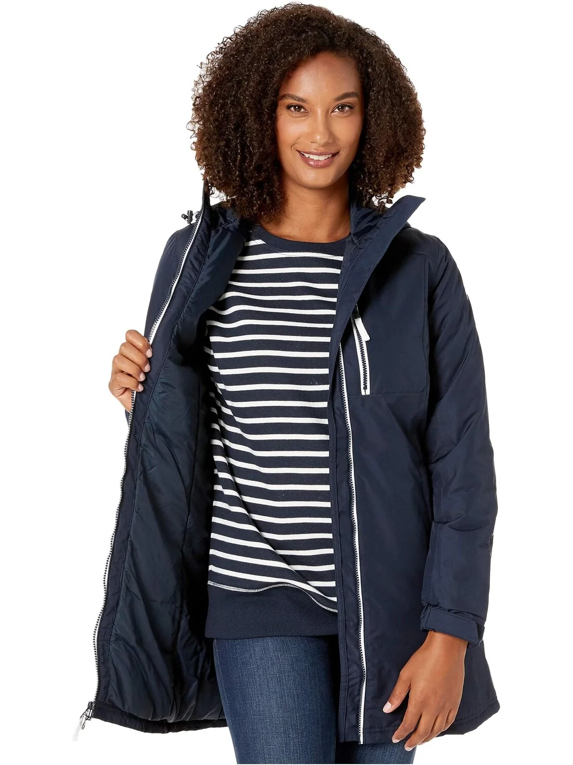 Длинная зимняя куртка Белфаст Helly Hansen — изображение 5 из 5, темно-синий