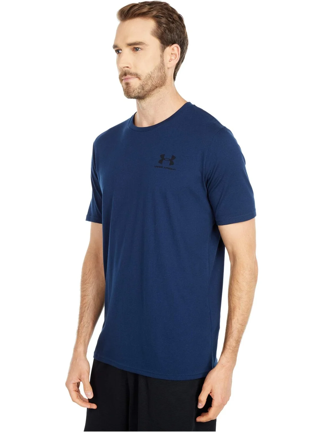 Sportstyle Левая грудь с коротким рукавом Under Armour — изображение 2 из 4, черный