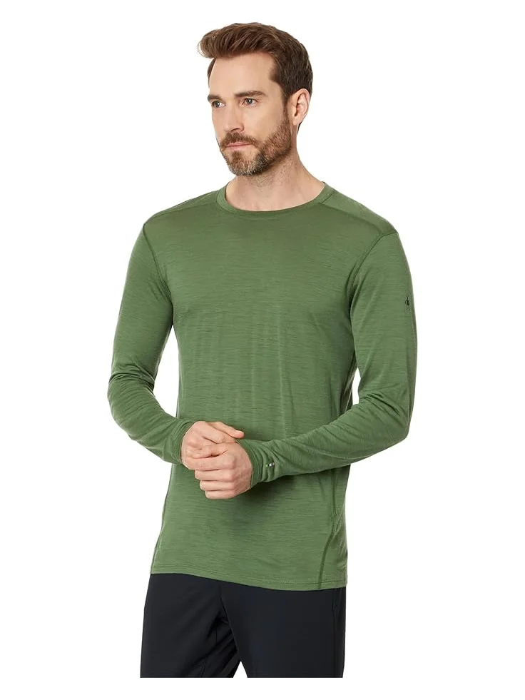 Лонгслив Smartwool Classic All-Season Merino Base Layer Long — изображение 1 из 4, зеленый