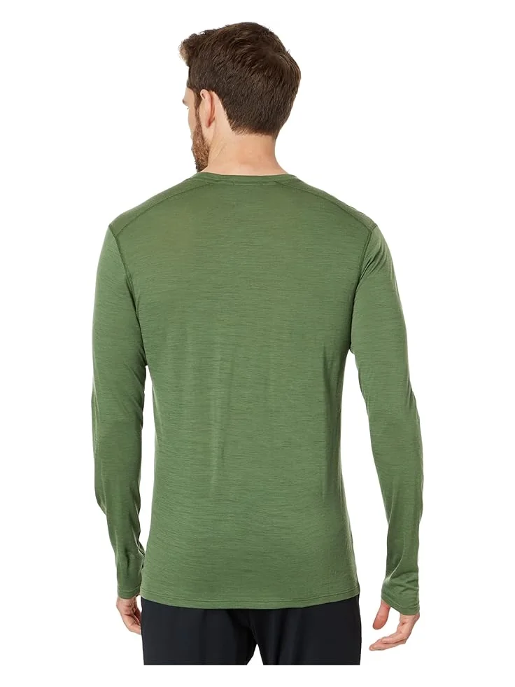 Лонгслив Smartwool Classic All-Season Merino Base Layer Long — изображение 2 из 4, зеленый