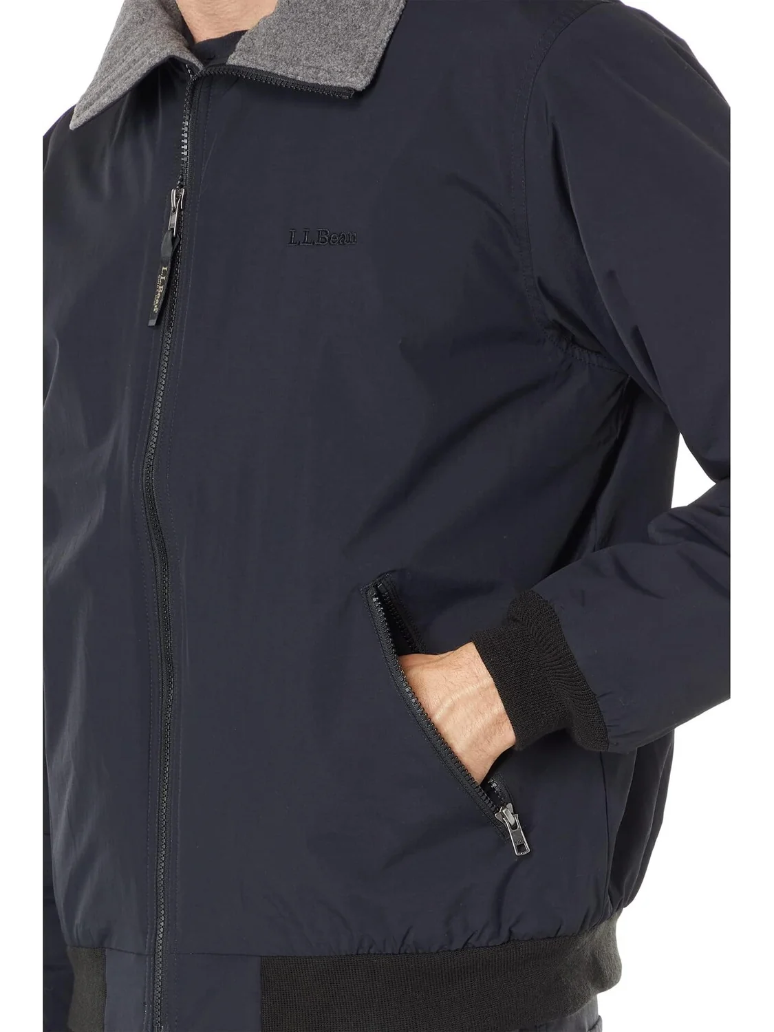 Куртка Warm-Up Jacket L.L.Bean — изображение 3 из 4, черный