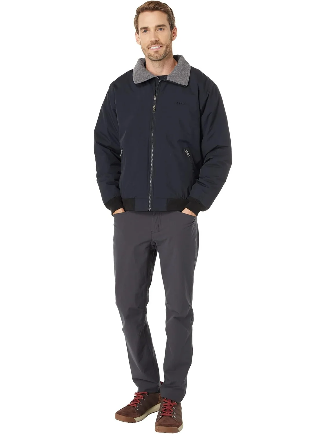 Куртка Warm-Up Jacket L.L.Bean — изображение 4 из 4, черный