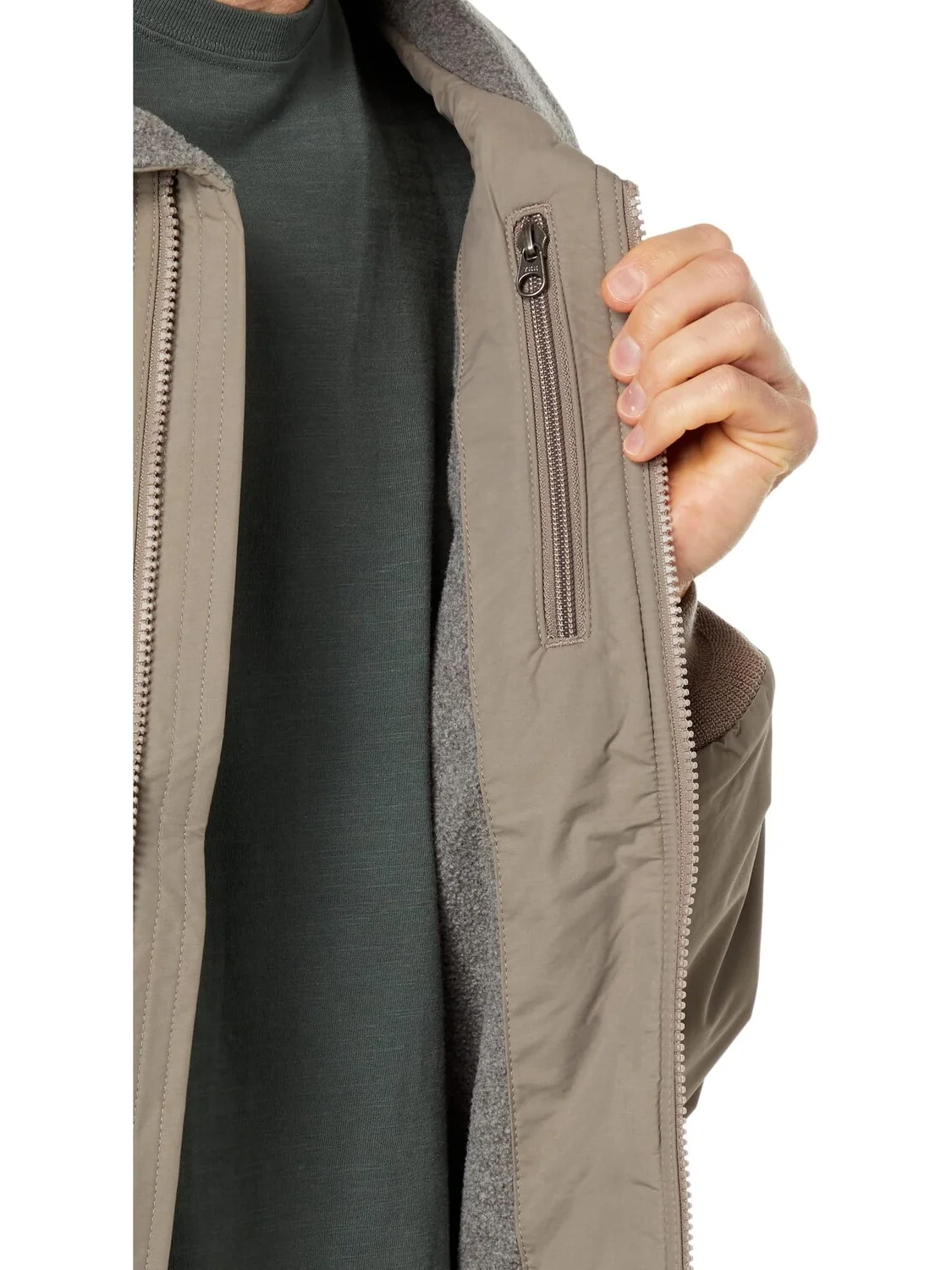 Куртка Warm-Up Jacket L.L.Bean — изображение 3 из 4, коричневый