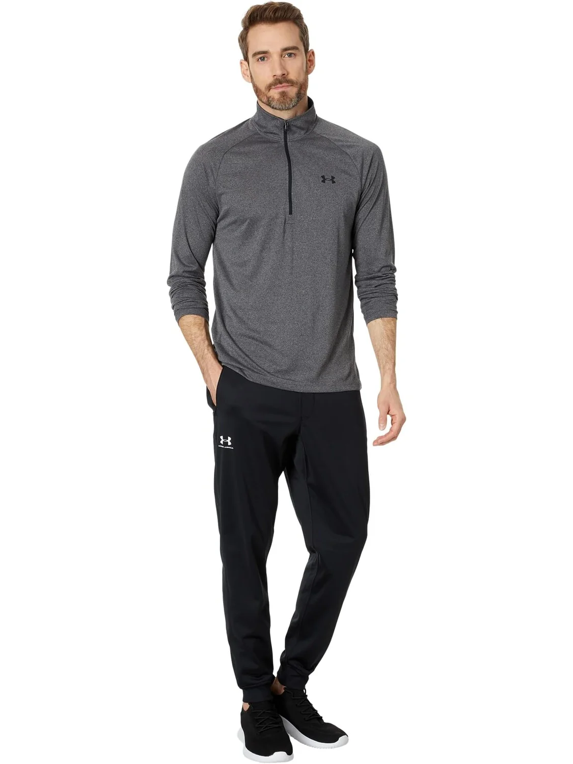 Спортивный стиль Джоггер Under Armour — изображение 4 из 4, черный/белый